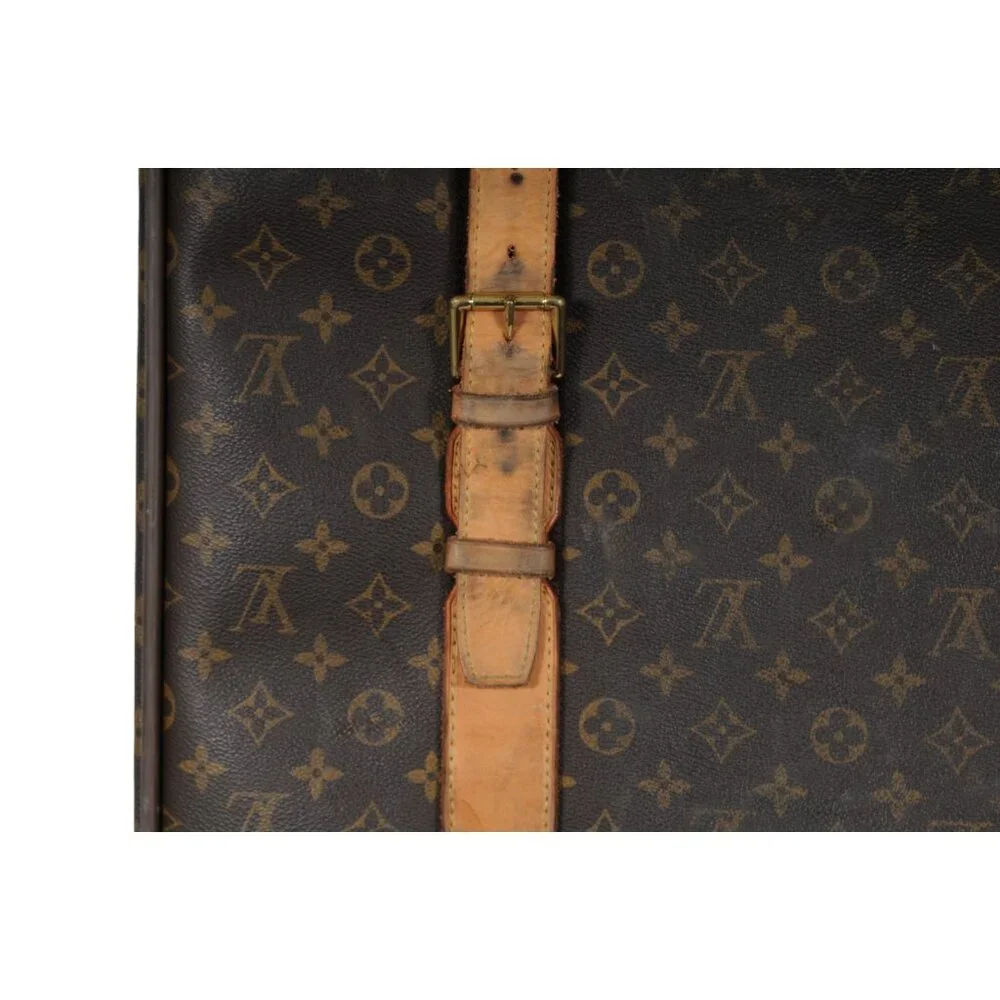 Louis Vuitton Satellite 65 Brown Monogram Suitcase Travel Luggage Trunks Suitcas